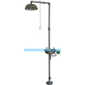 Stainless steel safety shower and eye wash